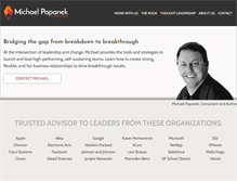Tablet Screenshot of michaelpapanek.com